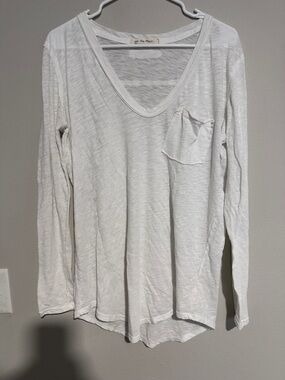Free People We The Free Ivory/Off-White Tee